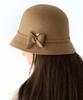 Koipeu Classic Wool Ribbon Cloche Hat Cf083Ht097