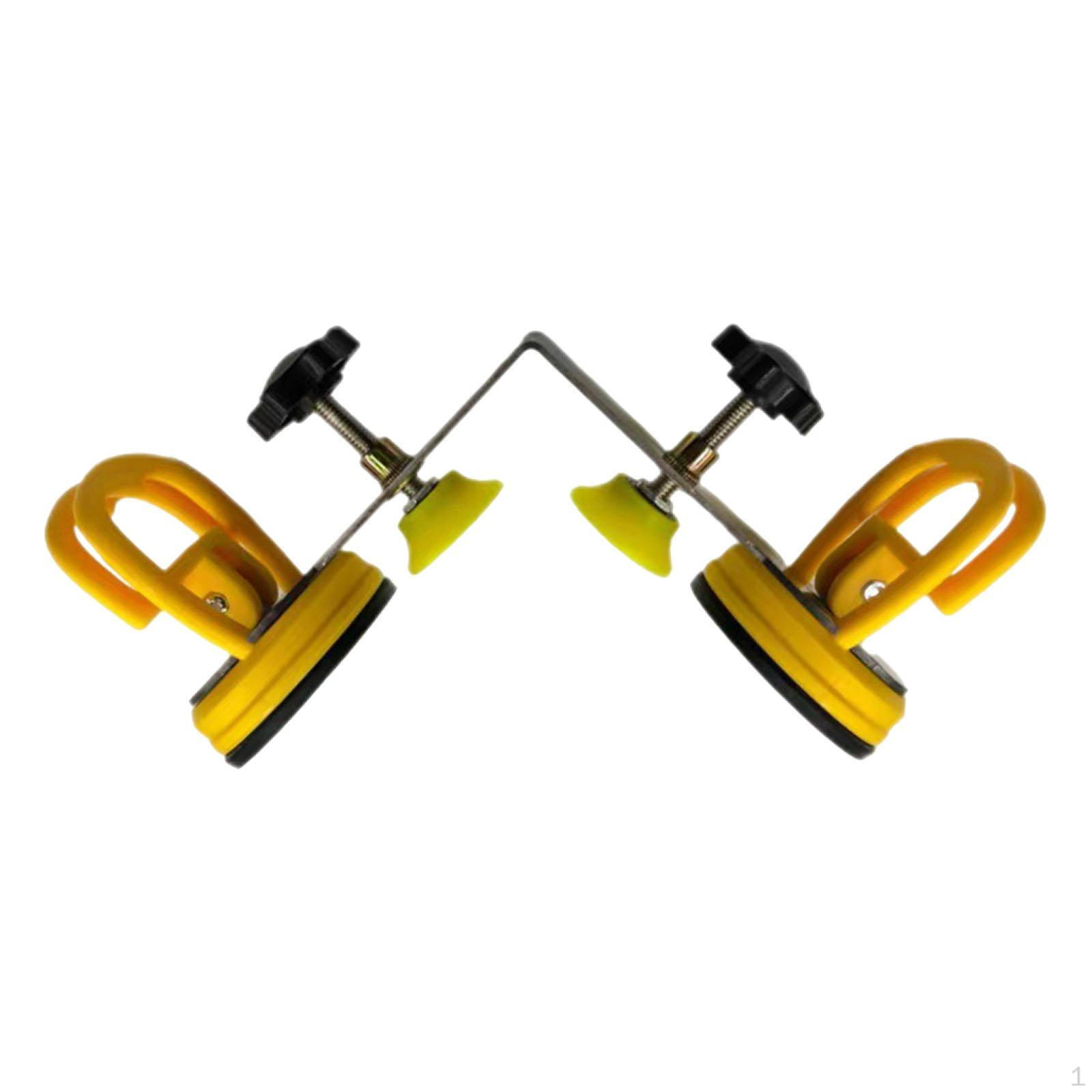 

Инструмент для установки под углом 90 градусов Угловые зажимы Прочный Сверхмощный Соединение швов и Выравнивание для yellow 2 suctioncups