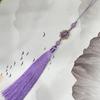 Vintage Chinese Hanfu Pendant Traditional Tassels Waterdrop Waist Pendant Fashionable Jewelry Decor for Celebrations