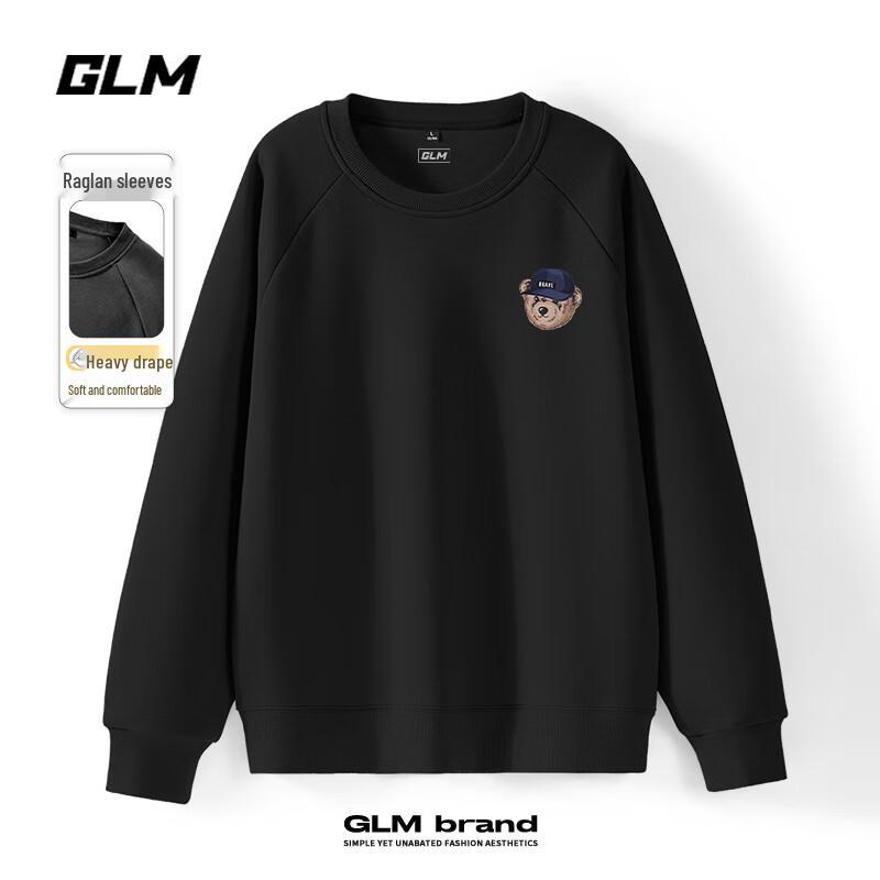 GLM Men's Casual Graphic Crewneck Sweatshirt