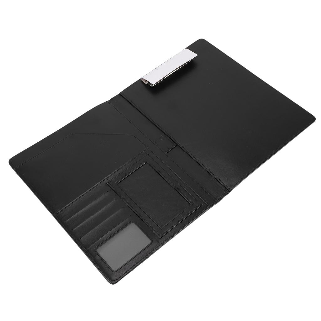 Portfolio Folder Small A4 Clipboard with Cover Writing Pad Notepad Legal Pad Holder 323x251mm Black