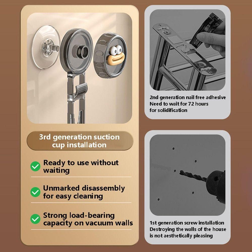 Kein Stanzen Küchenaufbewahrungsbox Abtropfbares Regal Organizer Behälter Niedlicher Aufbewahrungskorb Badezimmer