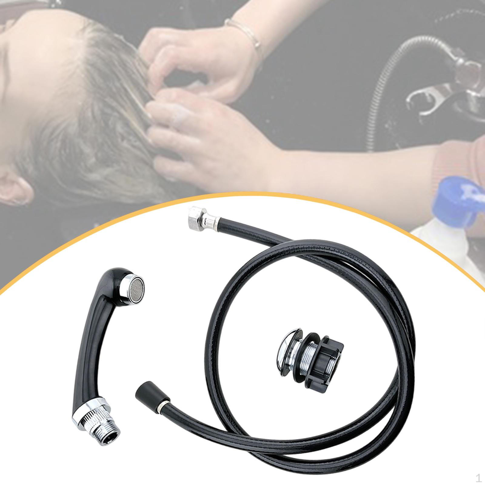 

Парикмахерская раковина для мытья головы, сменный распылитель, портативный шланг 47,24 дюйма и black