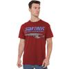 Star Trek Distressed Tng T-Shirt S-2XL Cardinal