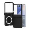 Phone Case for Samsung Galaxy Z Flip 7/6/5/4/3 with Hinge Protection and Screen Protector, Slim Rugged Magnetic Shockproof Cover
