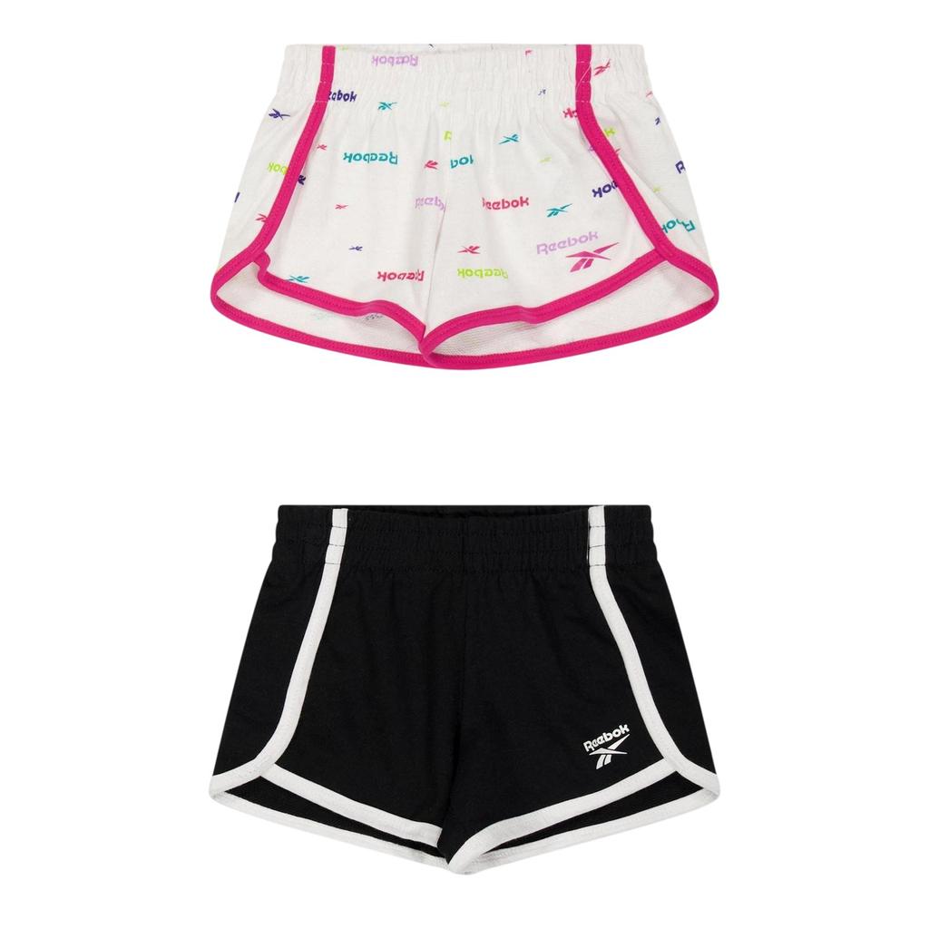 Reebok Girls Jersey Shorts (Pack of 2)