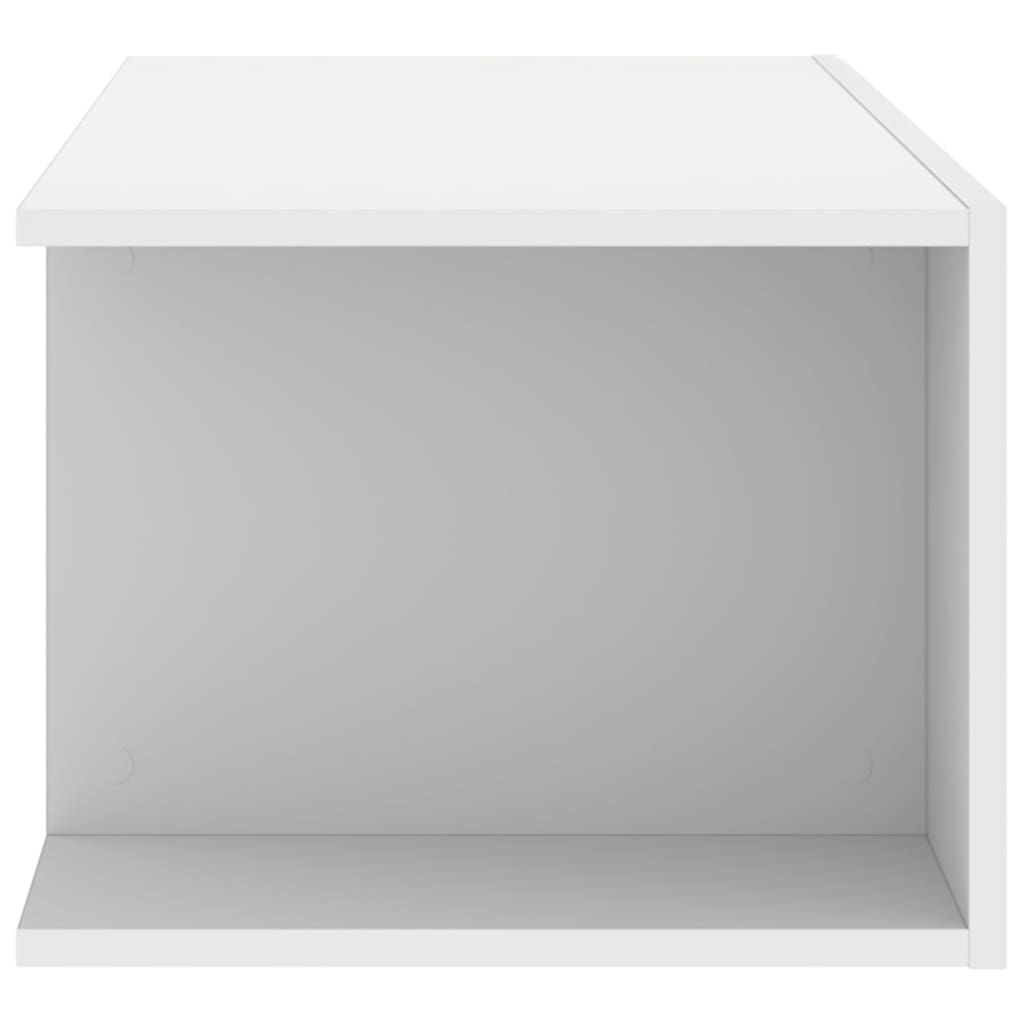 VidaXL TV-Schrank mit LED-Leuchten Weiß 90x39x30 cm