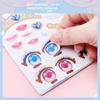 1 Set Girls Cartoon Princess Make A Face Stickers Reusable Handicrafts Creative Kids Decals Puzzle Sticker Toy