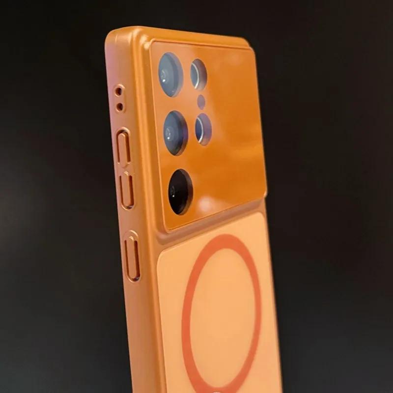 AG Nano Matte Tempered Glass For Magsafe Wireless Charging Case for Samsung Galaxy S26 S25 S24 S25 Ultra Hard Shokproof Cover