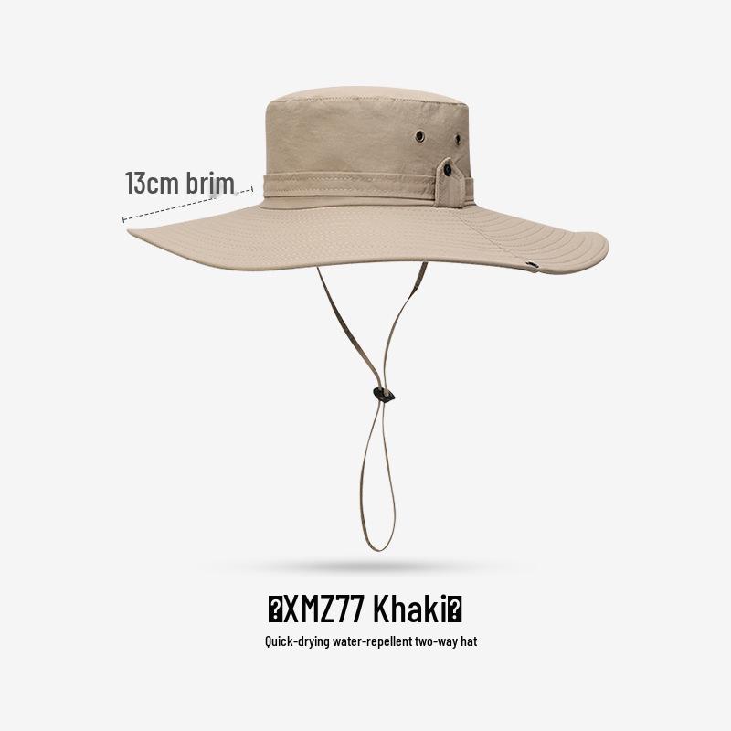Cappello da Pesca da Uomo ad Asciugatura Rapida con Protezione UV per Esterno