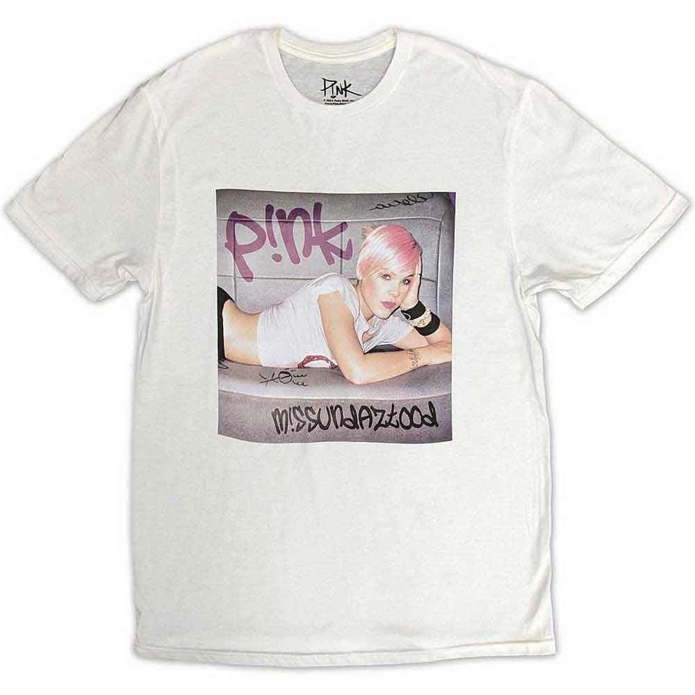 Pink Missundaztood Tee TShirt Unisexs L