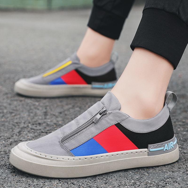 Fashion Men's Sneakers Shoes 2024 New Autumn Trendy Men's Casual Shoes All-match White Men's Casual Shoes A Pedal