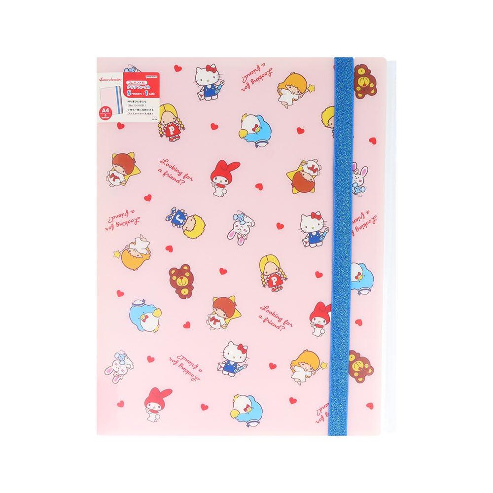 

Stationery Sanrio Character Clear File with New Life Collection Sanrio S2173930 Sun-Star Band, Characters,