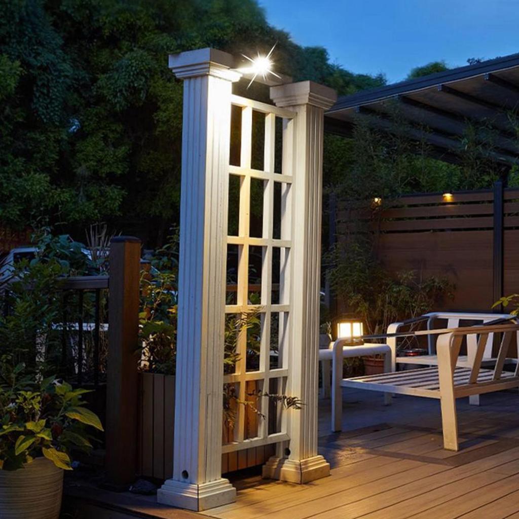 1pc Solar Security Light Outdoor Motion Sensor Clip Super Bright Garden Waterproof Outside Camping Lights