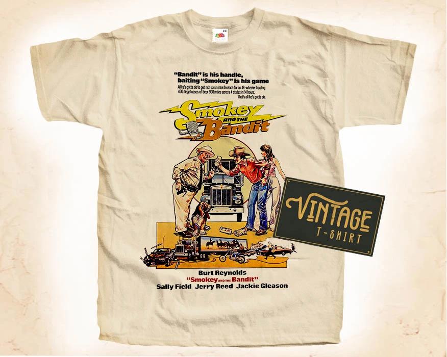 Футболка Smokey and the Bandit V2 Футболка Кинопостер Винтажная Натуральные размеры S - 5XL S