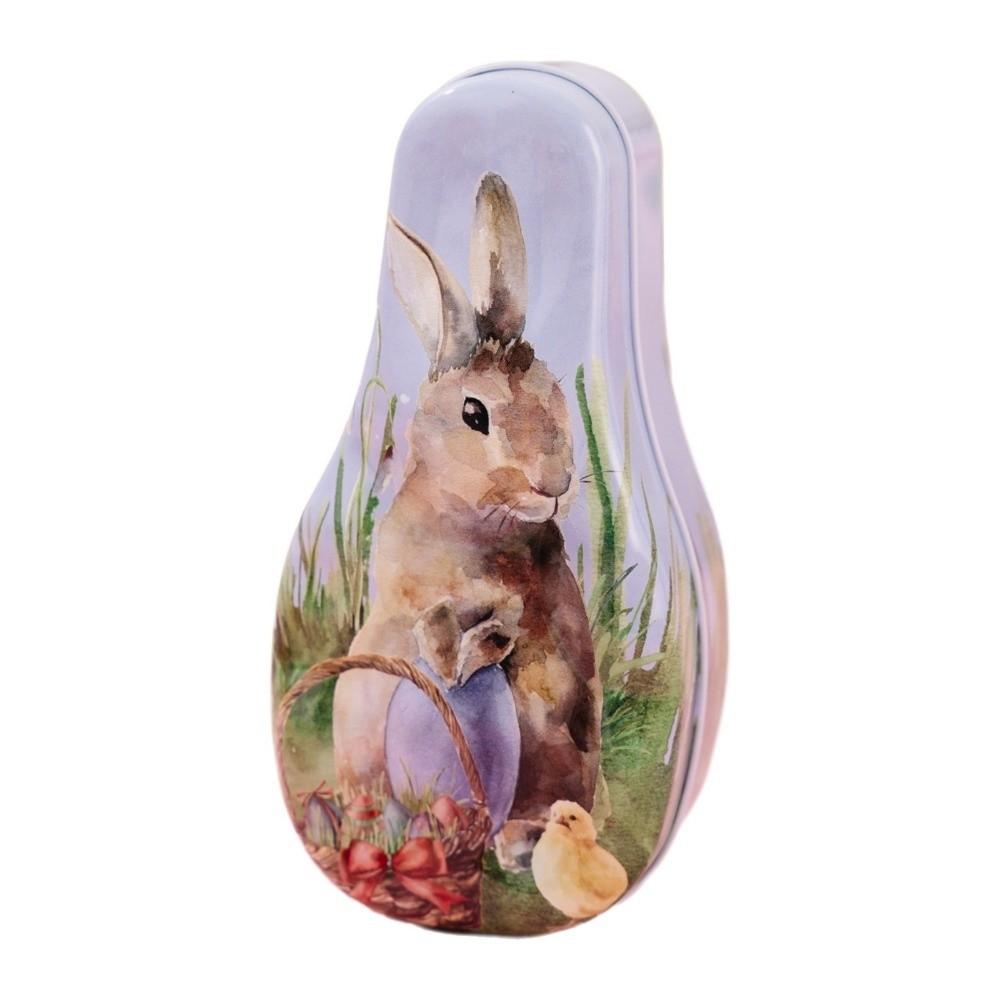 Vintage Easter Egg Tinplate Case Cartoon Tinplate Candy Box Tinplate Cookie Box  Holiday Events