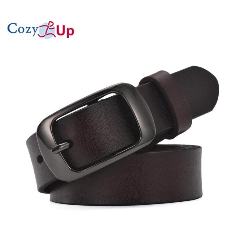 Women's Strap Casual All-match Women Brief Genuine Leather Belt Women Strap Pure Color Belts Top Quality Jeans Belt WH001