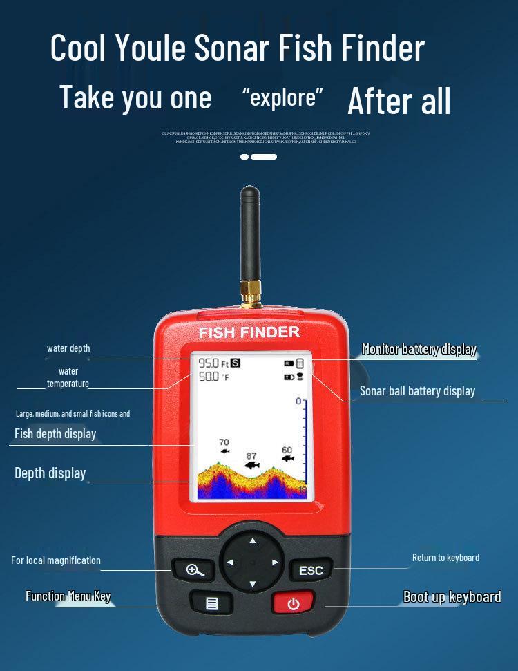 Wireless HD Underwater Visual Sonar Fish Finder for Mobile Phones - Top Seller