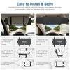 Polarized UV400 Car Sun Visor Extender, Double-Sided Shade, Three-Sided Protection