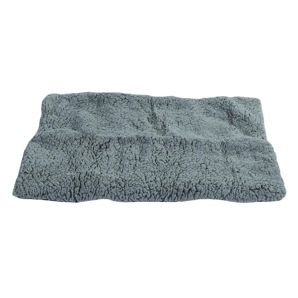 Tappetino Riscaldante per Animali Comodo Letto Morbido in Peluche per Cani Tappetino Antiscivolo Morbido per Gatti per il Freddo Grigio Chiaro