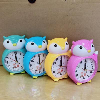 Children's Cartoon Creative Alarm Clock Super Cute Fox Student Gift Mute Alarm Clock
