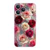 For iPhone 17 Pro Max Case Oil Painting Rose Flowers Magnetic For Magsafe Silicone Cover For iPhone 16 Pro Max Funda iPhone 15 14 13 12 11 16E