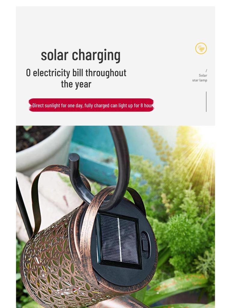 Waterproof Solar Hanging Light for Garden and Lawn Decor