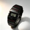 Herren Digitaluhr SKMEI Quadratisch Mecha Schwarz Rot 2722