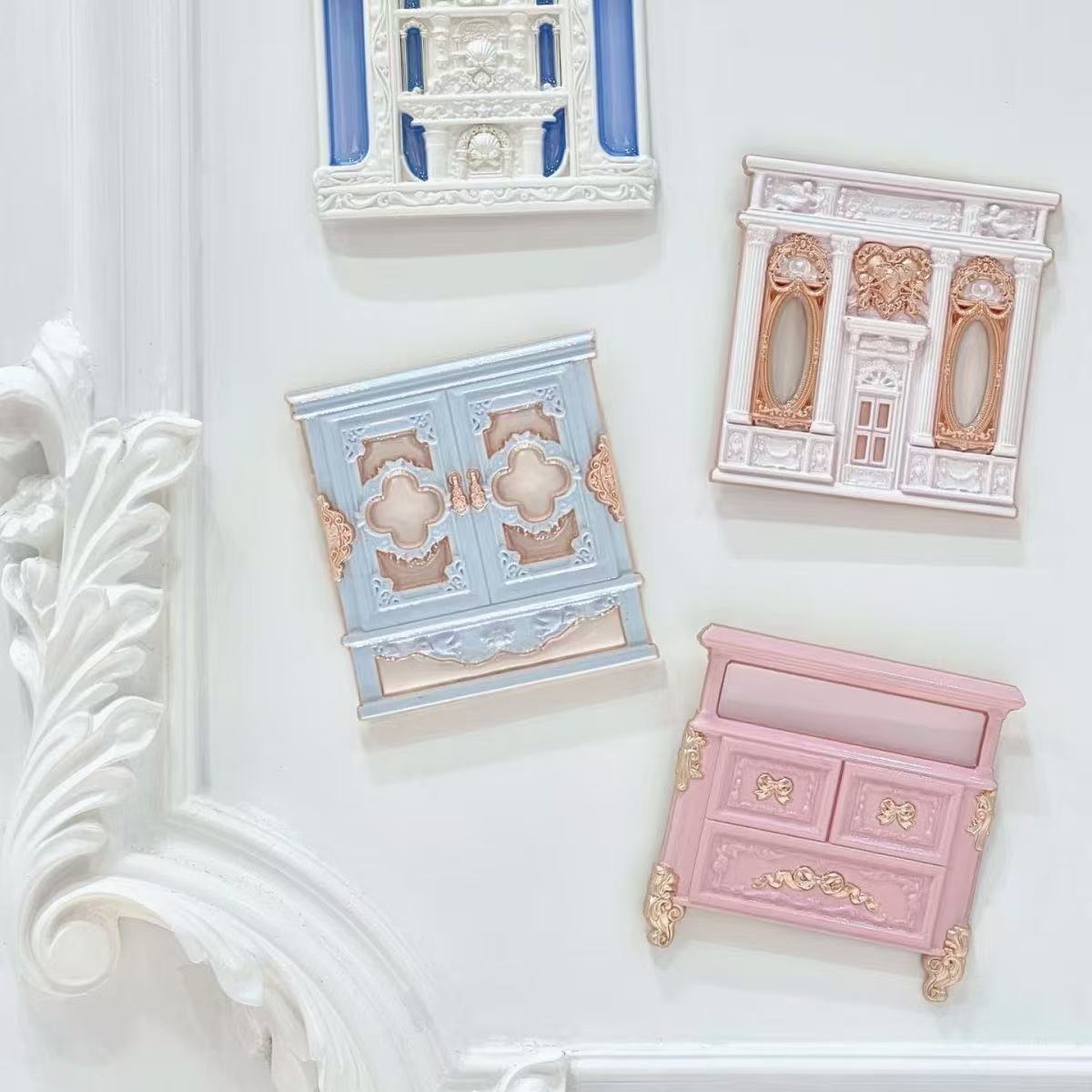 Flower Knows refrigerator stickers Midsummer Night Butterfly Cloud Pearl Shell three-dimensional exquisite refrigerator stickers