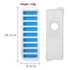Plastic 9 Cavity Long Ice Stick Tray With Lid Easy Release Design For Water Bottles Cold Drinks Summer Home Kitchen Use