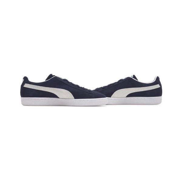 Puma Suede Classic 21 Παλτό Μπιζέ Unisex Αθλητικά Παπούτσια Μπλε Λευκό 374915-04