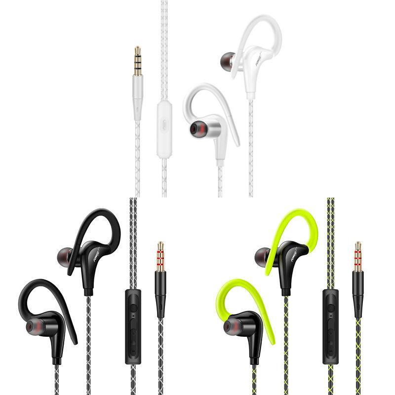 Wired Sports Earphones With Microphone For Running And Workout Enthusiasts