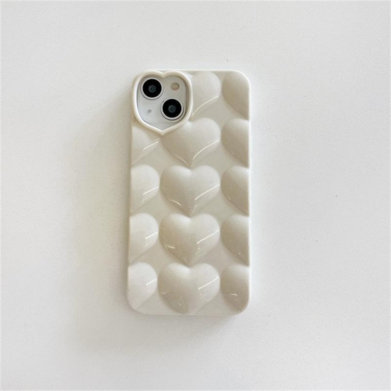 Bubble Heart Phone Case Bubble Heart 3d Heart Phone Case Iphone 11