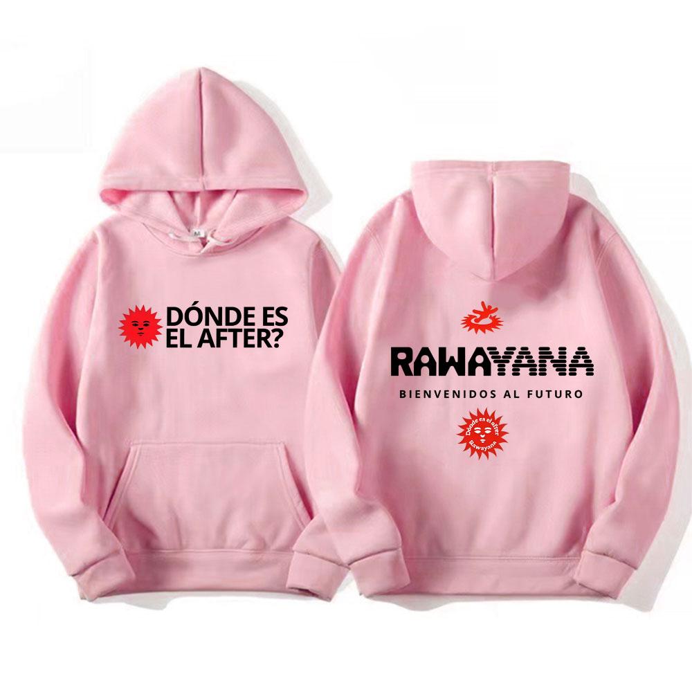 Rawayana Album Tour Vintage Hoodie Herren Damen Mode Übergroß Locker Kapuzenpullover