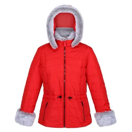 Regatta Jaqueta feminina/senhora Willabella com acabamento em pele sintética 18 UK vermelho