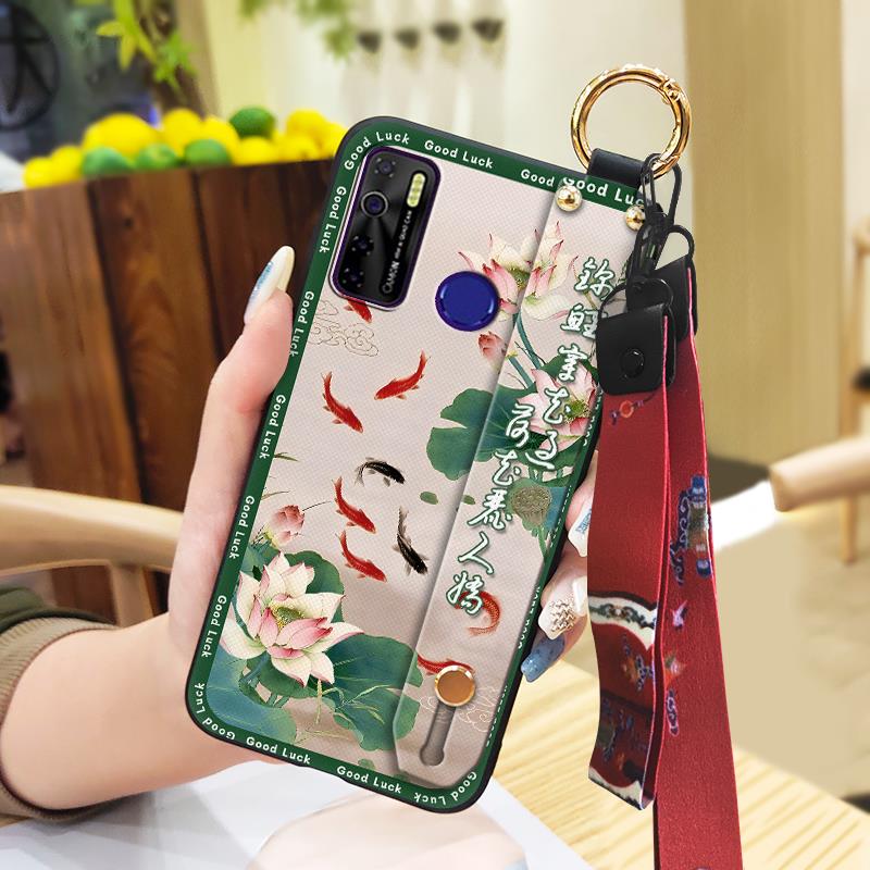 Shockproof Fashion Phone Case For Tecno Camon15/15Air/16S/KD7H/CD6/CD7/Spark5/5Pro Chinese Style Back Cover Waterproof