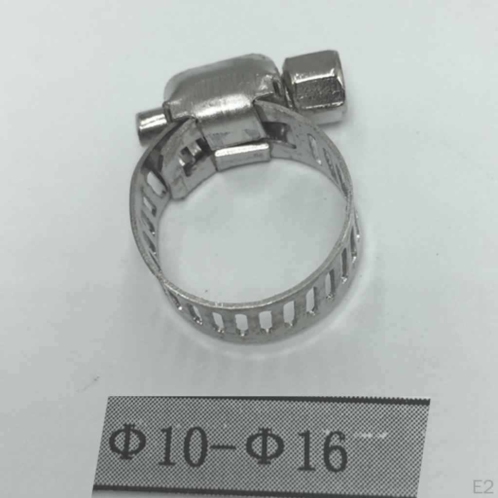 Hose Clamp Adjust Fuel Line Worm Gear clip and Fasterner