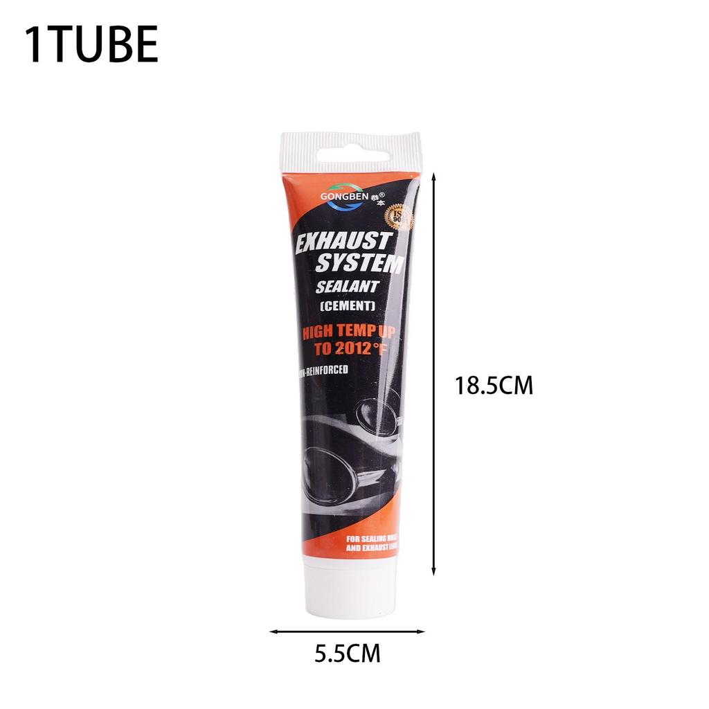 100ml Hochtemperatur-Dichtmittel Auto-Auspuffrohr Endrohr Schalldämpfer Motorradreparatur Autoreparaturwerkzeug Pastenkleber Automobilmetall