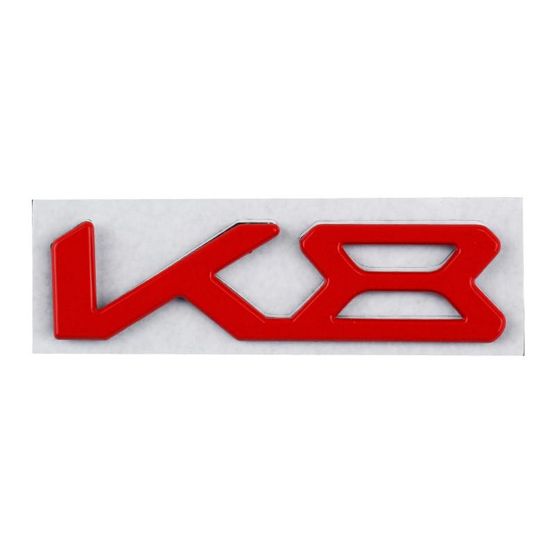 New 3D Metal K3, K5, K8 Logo Decals Sticker For Kia K5 K3 K8 Sportage 4 Rio 3 Picanto Soul Car Fender Rear Trunk Emblem Badge FZ3