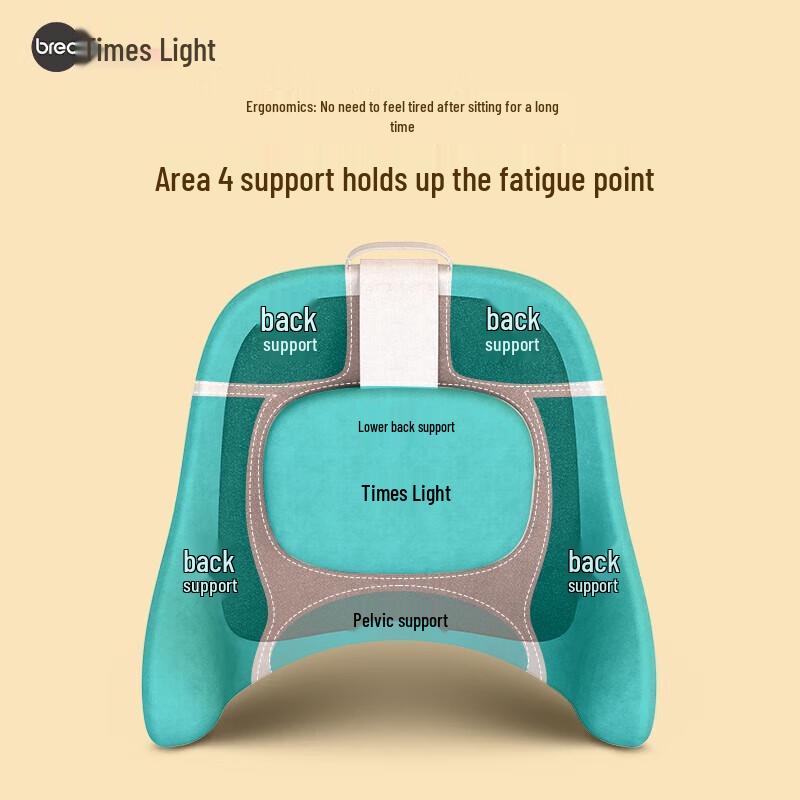 Jiaxiu Back1S Ergonomic Lumbar Massager Cushion