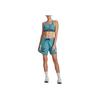 Under Armour Johnson Series Letter Print Lace-Up Mesh Reversible Shorts Women Bottoms Glacier-Blue 1377460-433