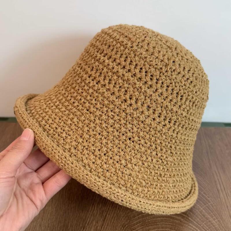OEING Women's Summer Hollow-Out Bucket Hat