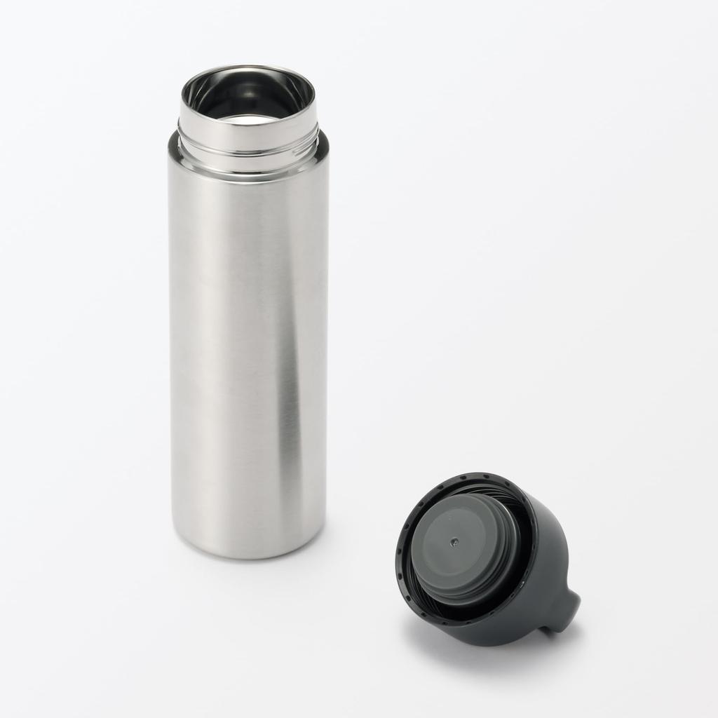 MUJI Vacuum Insulated Insulated Bottle with 76048985 Handle, 500mL,