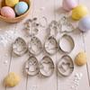Easter Rabbit Holy Cookie Cutter Egg Fondant Mastic Frame Mold Pastry Kitchen Accessories Bakery Cake Tools for Baking