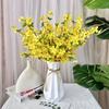 Winter Jasmine Fake Flower Bridal Arrangement With Durable Plastic Material For Wedding Venue And Photography Props