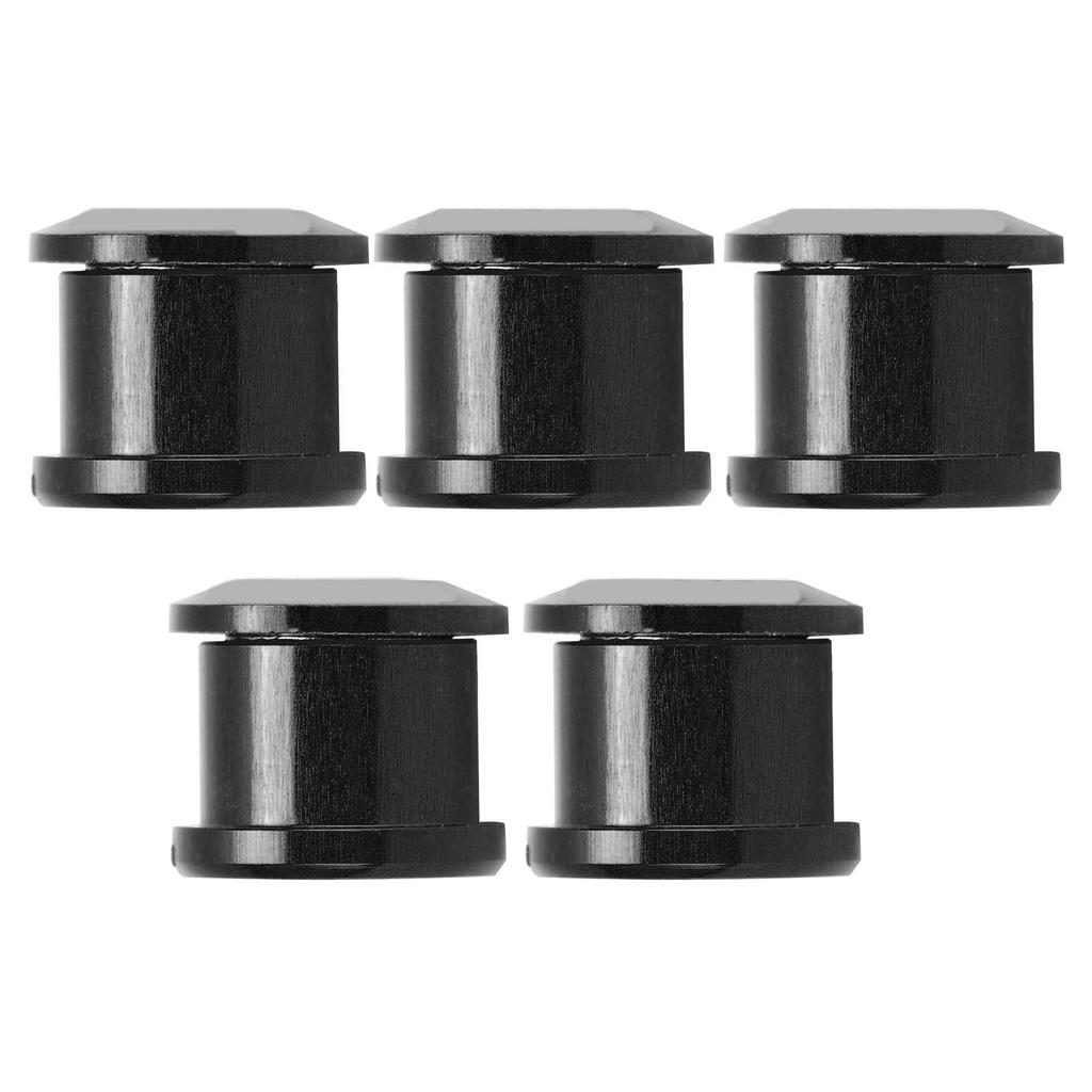 5Pcs Chainring Bolts Lightweight RustProof Easily Install Disc Screw Chainwheel for Mountain Bike Road Bicycle(Black )