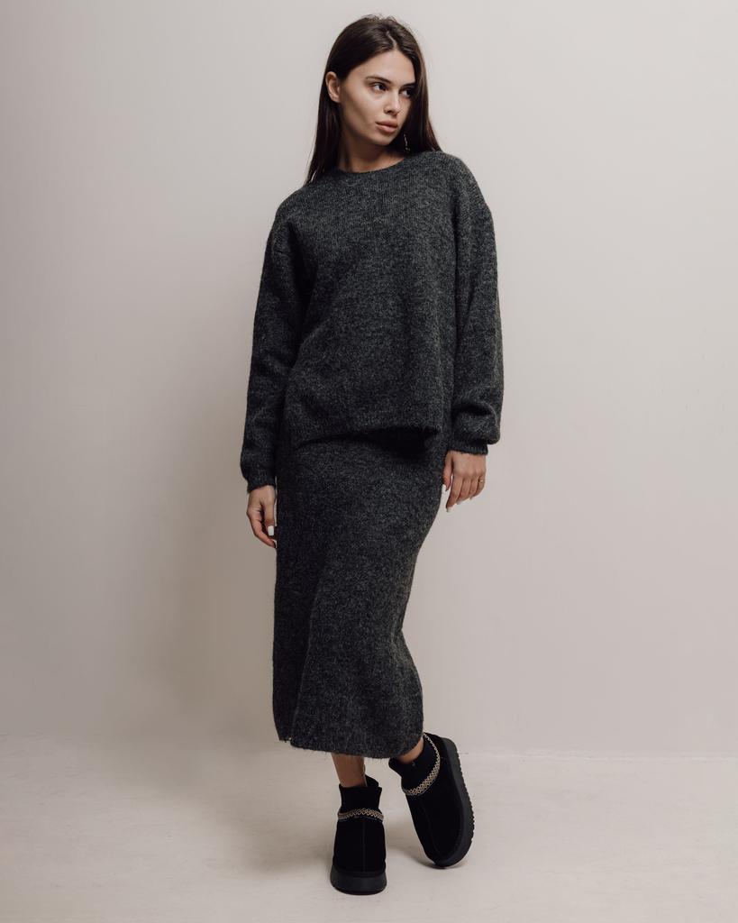 Women's Suit 4333 Gray Skirt Jacket