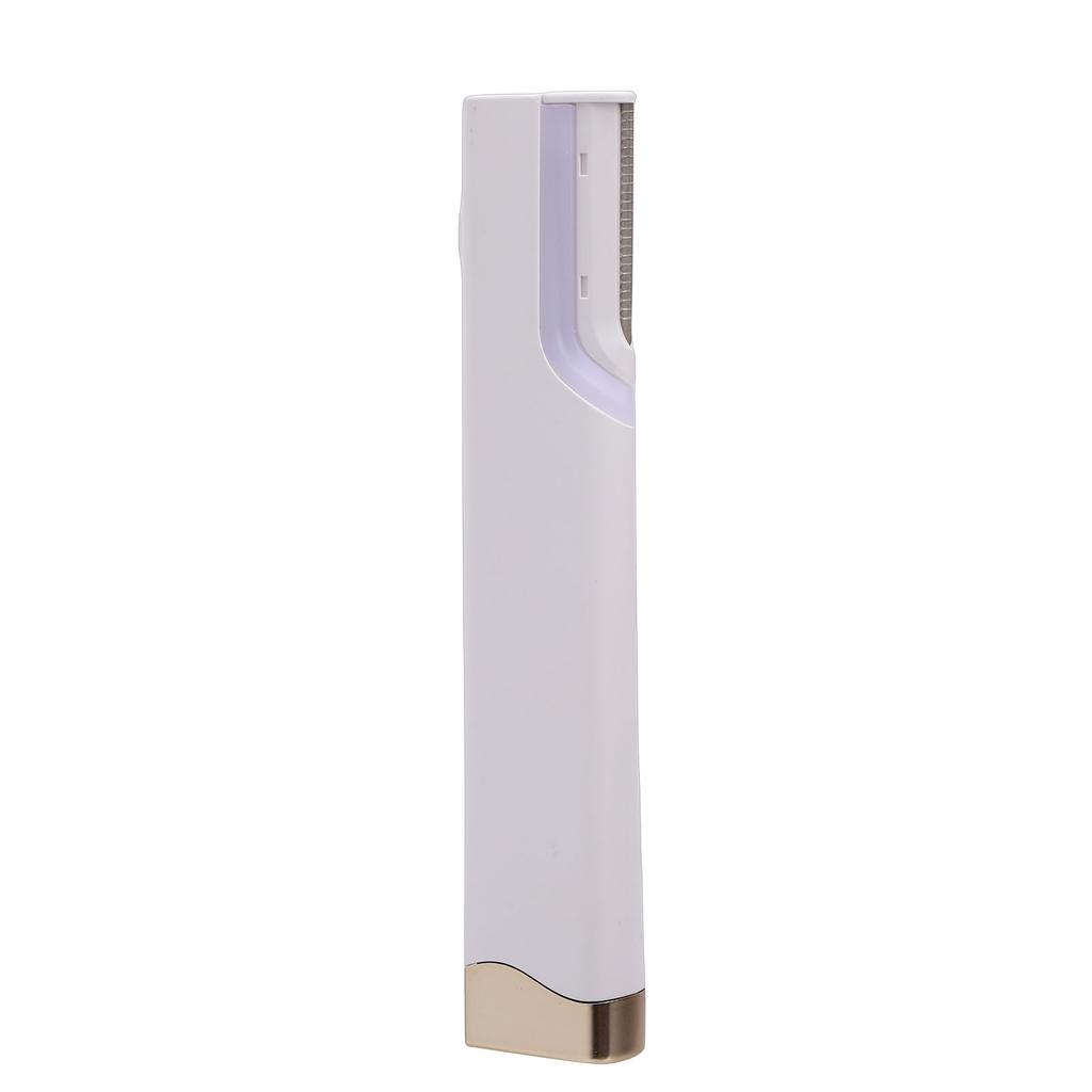 Women Facial Exfoliation Hair Removal Tool 3 Speed Settings USB Rechargble Face Hair Trimmer with LED Light 4 Refill Hds