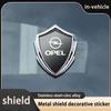 For Corsa D Astra Insignia Mokka Adam Combo OPC Vauxhall Vectra H G J Antara Metal 3D Sticker Motorcycle Trunk Sticker