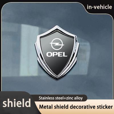 Pro Corsa D Astra Insignia Mokka Adam Combo OPC Vauxhall Vectra H G J Antara kovový 3D nálepka nálepka na kufr motocyklu